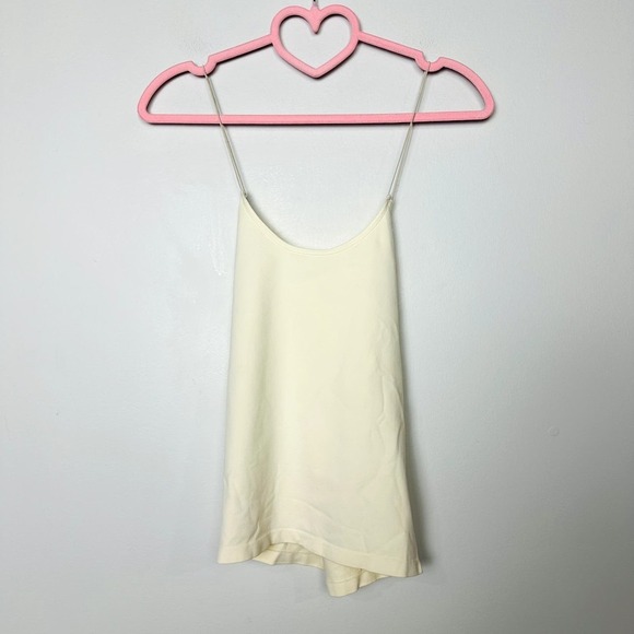 Free People Intimately NWOT Cream Scoop Neck Cami Top Size M/L - Picture 1 of 5